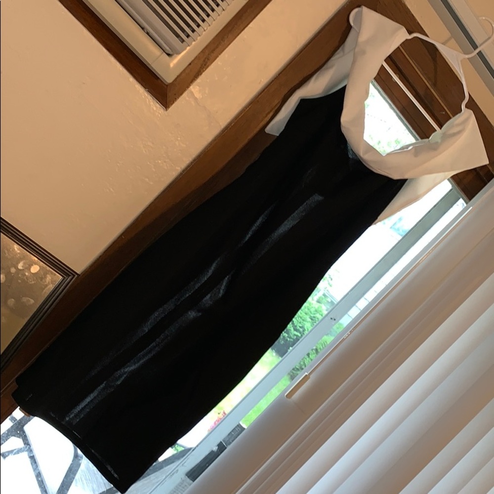 Black and white dress